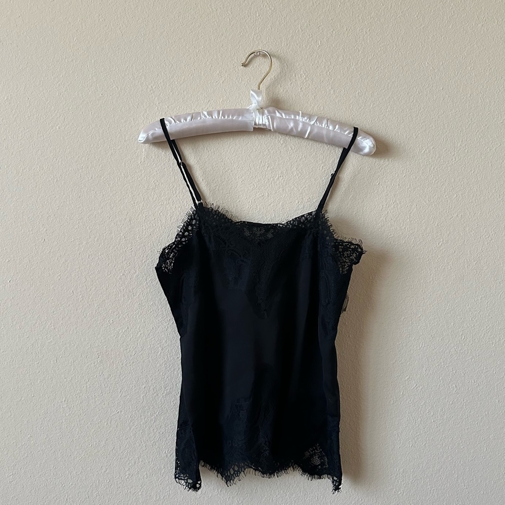 Black lace top